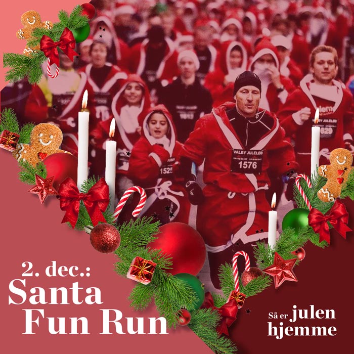 Santa Fun Run i Hvidovre C 2023 - et hyggeligt familieløb